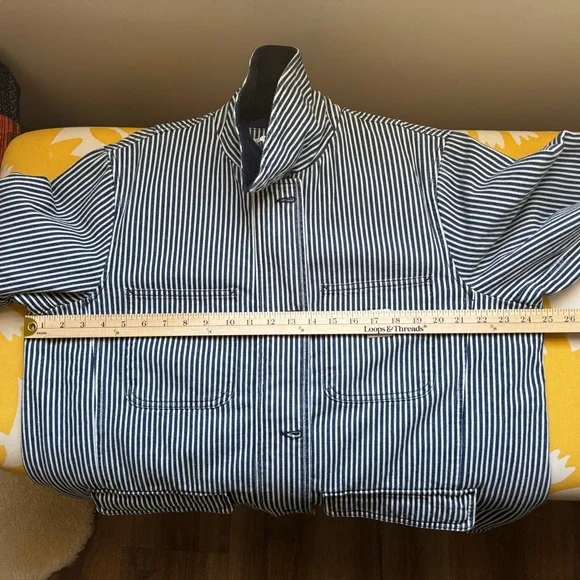 Levis Bree Barn Jacket Large Hickory Stripe - Picture 7 of 10